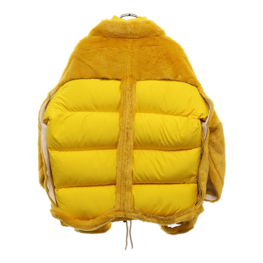 Maison Margiela 10(メゾン マルジェラ) 18AW DECORTIQUE OVER SIZE DOWN JACKET デコルティケ ファー オーバーサイズ ダウンジャケット S30AM0411 イエロー