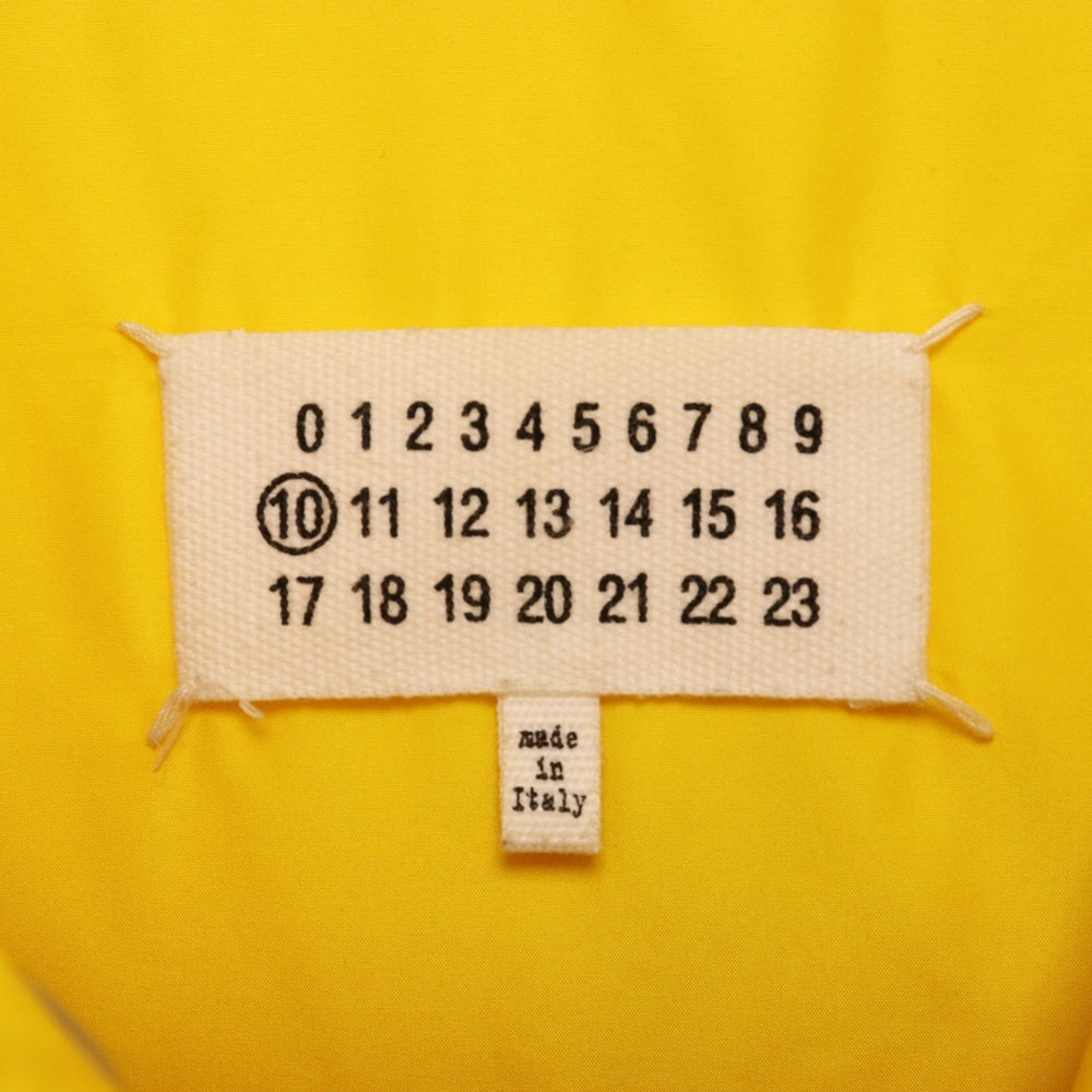 Maison Margiela 10(メゾン マルジェラ) 18AW DECORTIQUE OVER SIZE DOWN JACKET デコルティケ ファー オーバーサイズ ダウンジャケット S30AM0411 イエロー