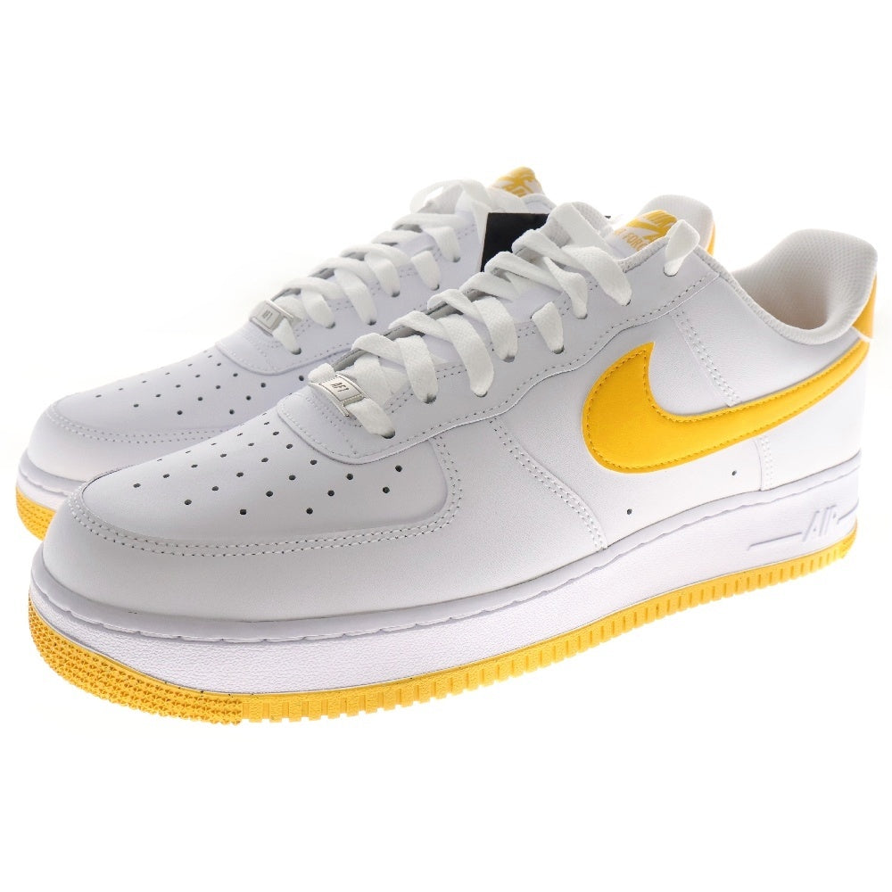 NIKE(ナイキ) AIR FORCE 1 '07 エアフォース1 ローカットスニーカー FJ4146-105 ホワイト/イエロー US 13/31cm