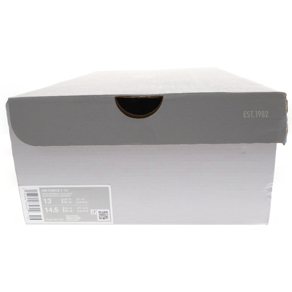 NIKE(ナイキ) AIR FORCE 1 '07 エアフォース1 ローカットスニーカー FJ4146-105 ホワイト/イエロー US 13/31cm