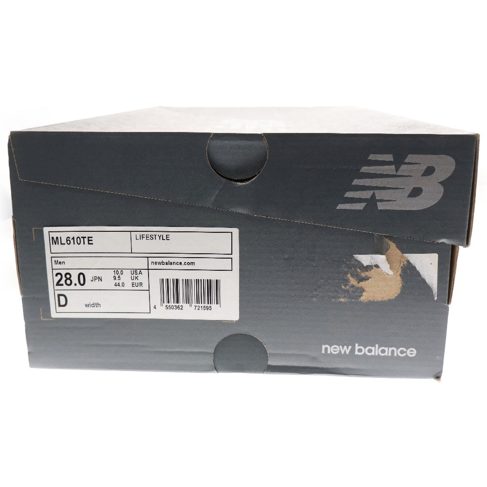 New Balance(ニューバランス) ML610TE GRAY/BROWN スウェード ローカットスニーカー グレー US10/28.0cm