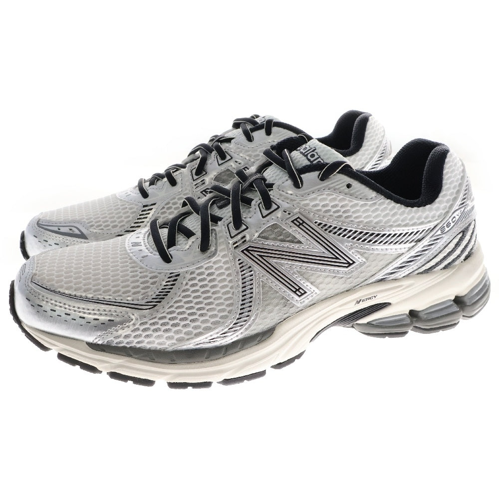 New Balance(ニューバランス) ML860GB2 OPTIC WHITE メッシュローカットスニーカー ホワイト/グレー US10.5/28.5cm