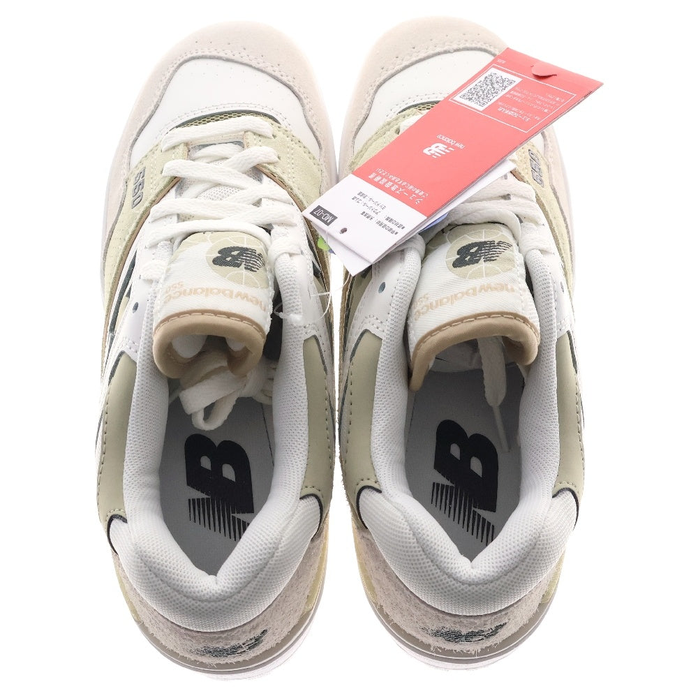 New Balance(ニューバランス) WMNS BBW550SK WHITE/BEIGE スウェード ローカットスニーカー ホワイト US8/25.0cm