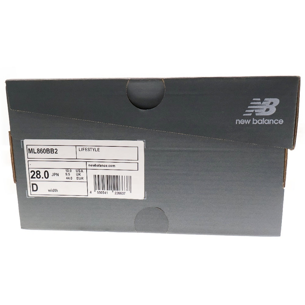 New Balance(ニューバランス) ML860BB2 RAINCLOUD メッシュ ローカットスニーカー グレー US10/28.0cm