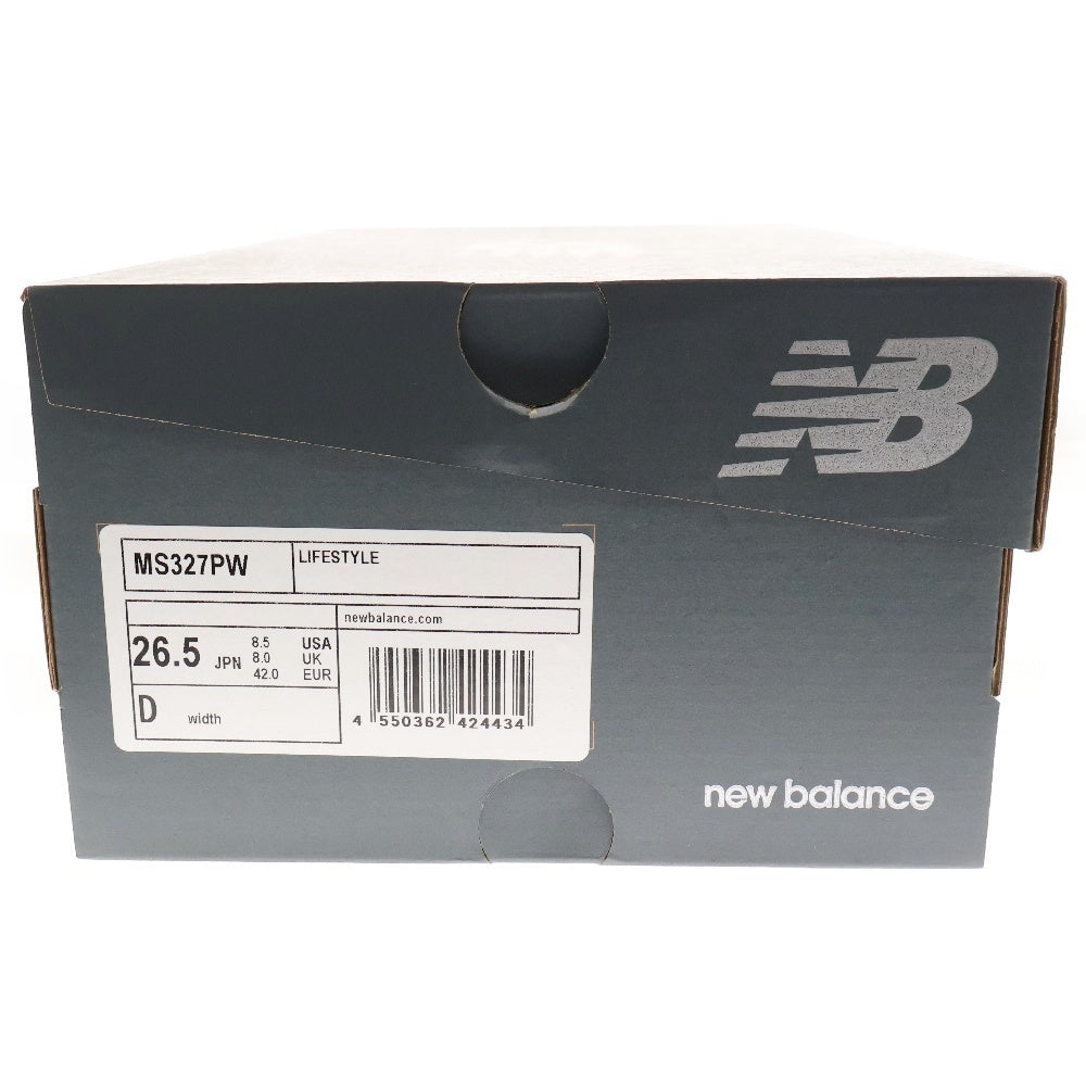 New Balance(ニューバランス) MS327PW レザー ローカットスニーカー ホワイト/ピンク US8.5/26.5cm