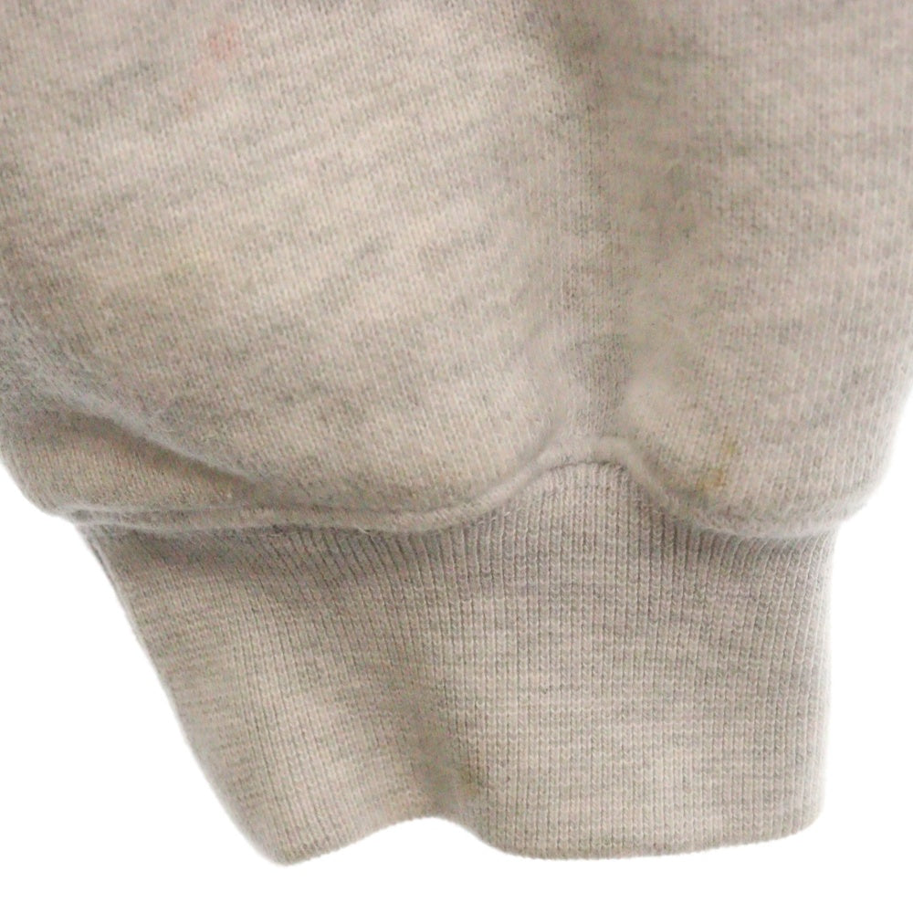 ALEXANDER WANG(アレキサンダーワン) 23AW ESSENTIAL TERRY HOODIE フロント パフロゴ フーディープルオーバーパーカー 4CC3242101 001 グレー