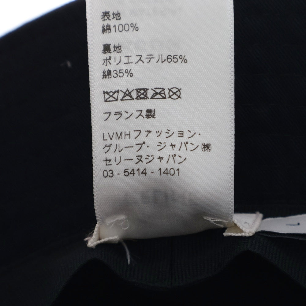 CELINE(セリーヌ) ロゴプリント バケットハット 帽子 ブラック 2AU5B968P