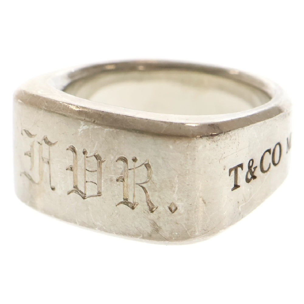 TIFFANY & Co.(ティファニー) MAKERS RING 限定刻印 メイカーズ シグネット リング スターリングシルバー