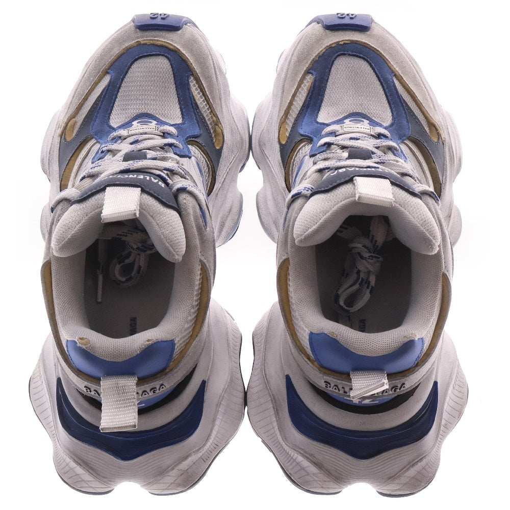 BALENCIAGA(バレンシアガ) 24SS CARGO SNEAKER カーゴ ダメージ加工ボリュームローカットスニーカー 785754 ブルー/ホワイト