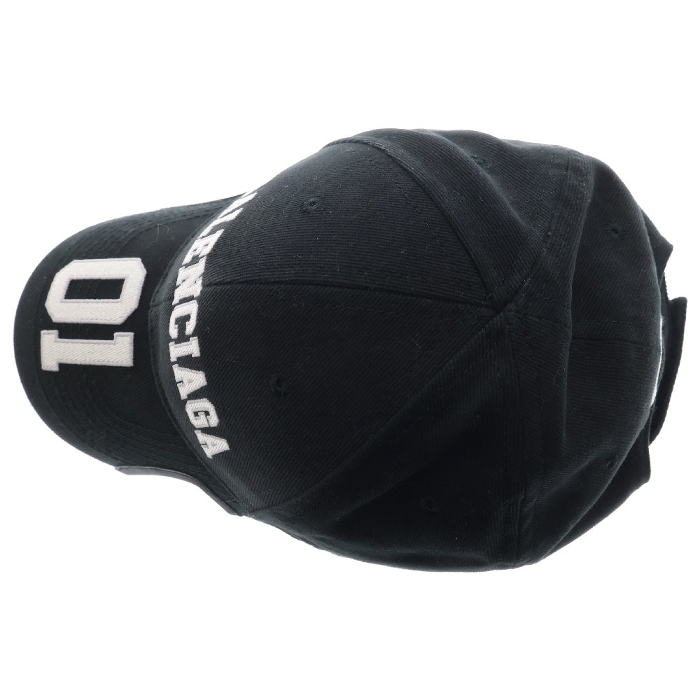 BALENCIAGA(バレンシアガ) Basketball Series バスケットシリーズ アーチロゴ 01 ベースボールキャップ 410B2 ブラック