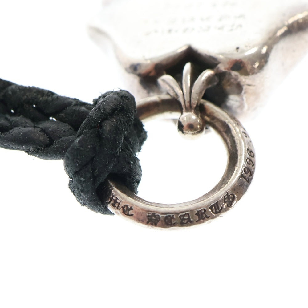 CHROME HEARTS(クロムハーツ) LIPSTONGUE PENDANT リップアンドタン ペンダントトップ スクロールチップ レザーブレイドチェーン シルバー