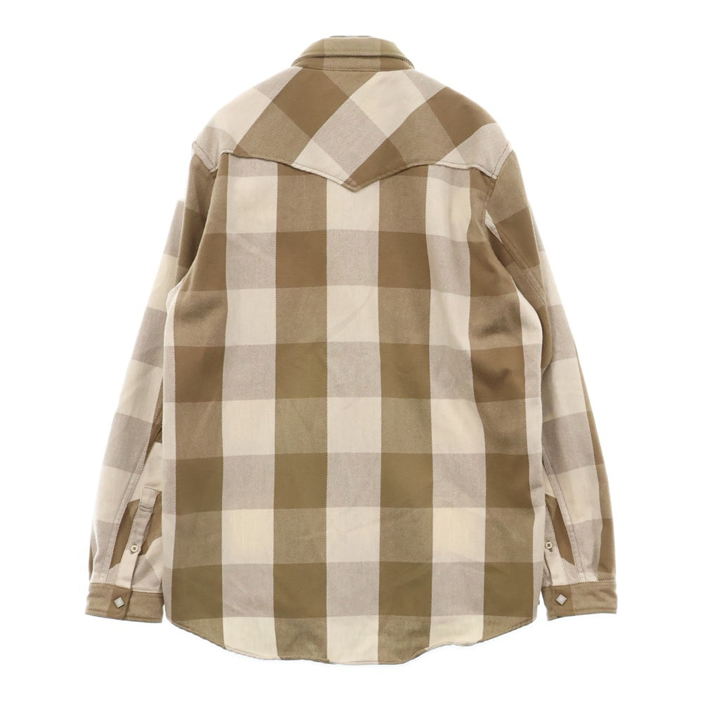 nonnative(ノンネイティブ) バッファローチェック ウエスタン シャツ NN-S3007 ベージュ