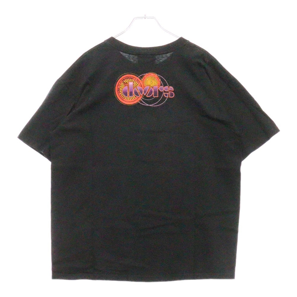 VINTAGE(ヴィンテージ) THE DOORS バンドプリント クルーネック半袖Tシャツカットソー ブラック