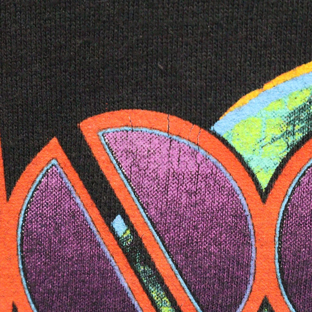 VINTAGE(ヴィンテージ) THE DOORS バンドプリント クルーネック半袖Tシャツカットソー ブラック