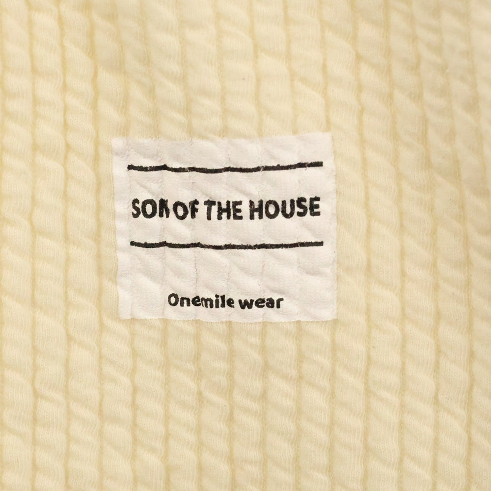 SON OF THE CHEESE(サノバチーズ) コットン ジョガーパンツ ホワイト SC2210-PN03