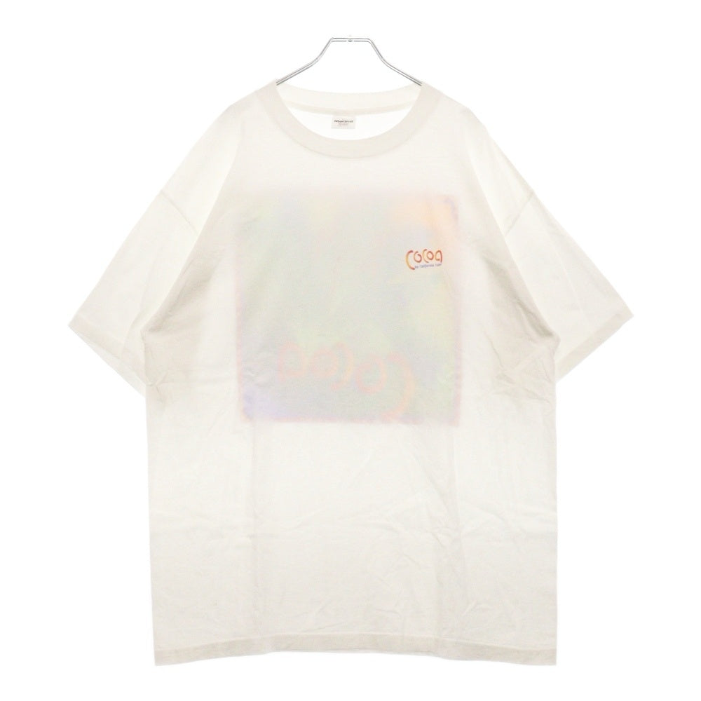 VINTAGE(ヴィンテージ) COCOA プリントクルーネック 半袖Tシャツカットソー ホワイト