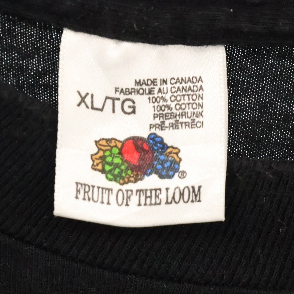 VINTAGE(ヴィンテージ) DESIGN EXCHANGE プリント クルーネック半袖Tシャツカットソー ブラック