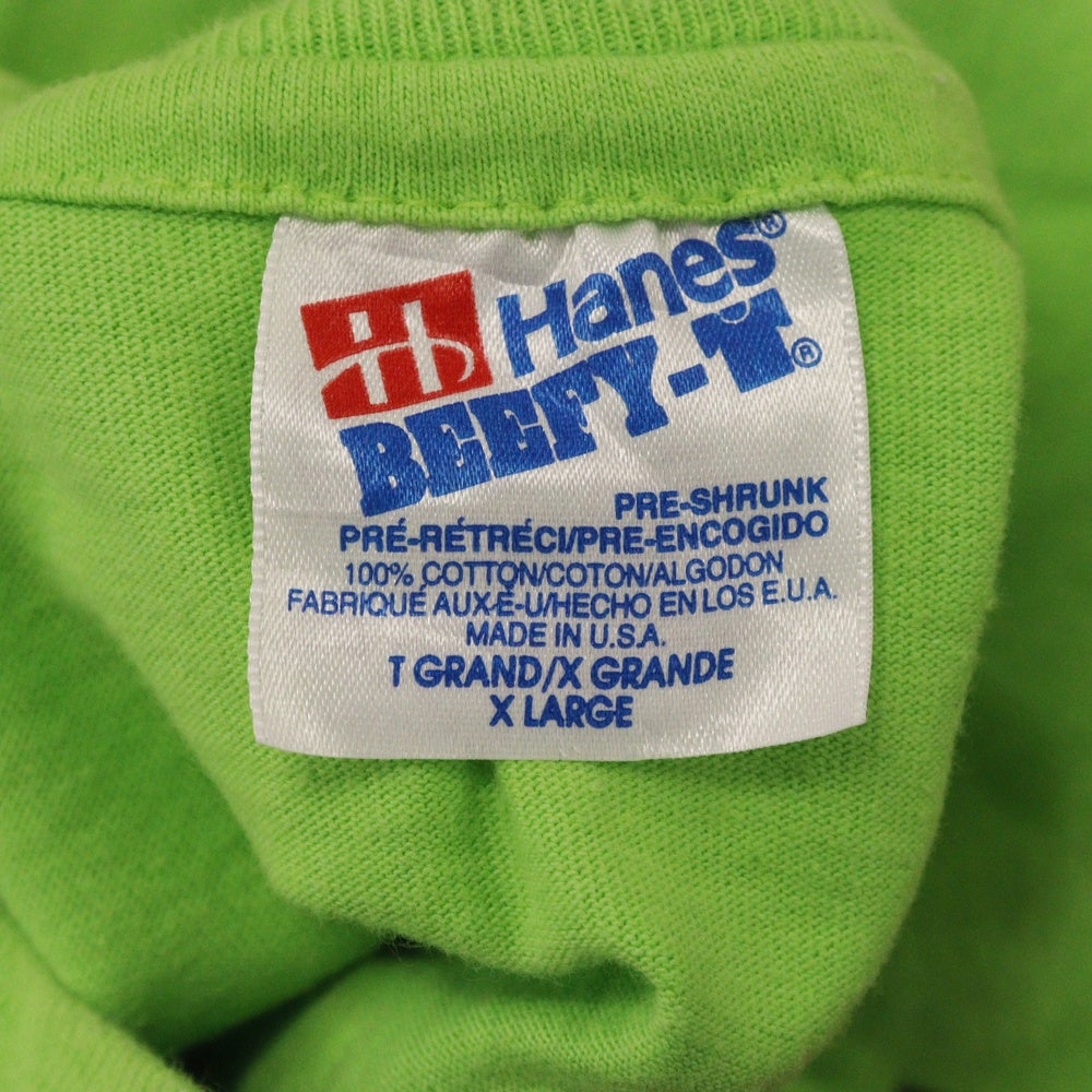 VINTAGE(ヴィンテージ) 90S FILIPIND STRENGTH バッグプリント クルーネックTシャツカットソー グリーン