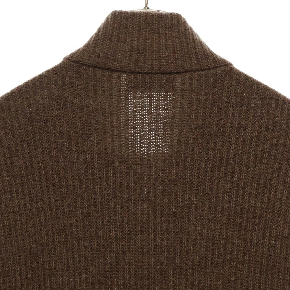 MONCLER(モンクレール) 22AW ニット切り替え コーディロイ ジップアップダウンジャケット H20919B00012 ブラウン