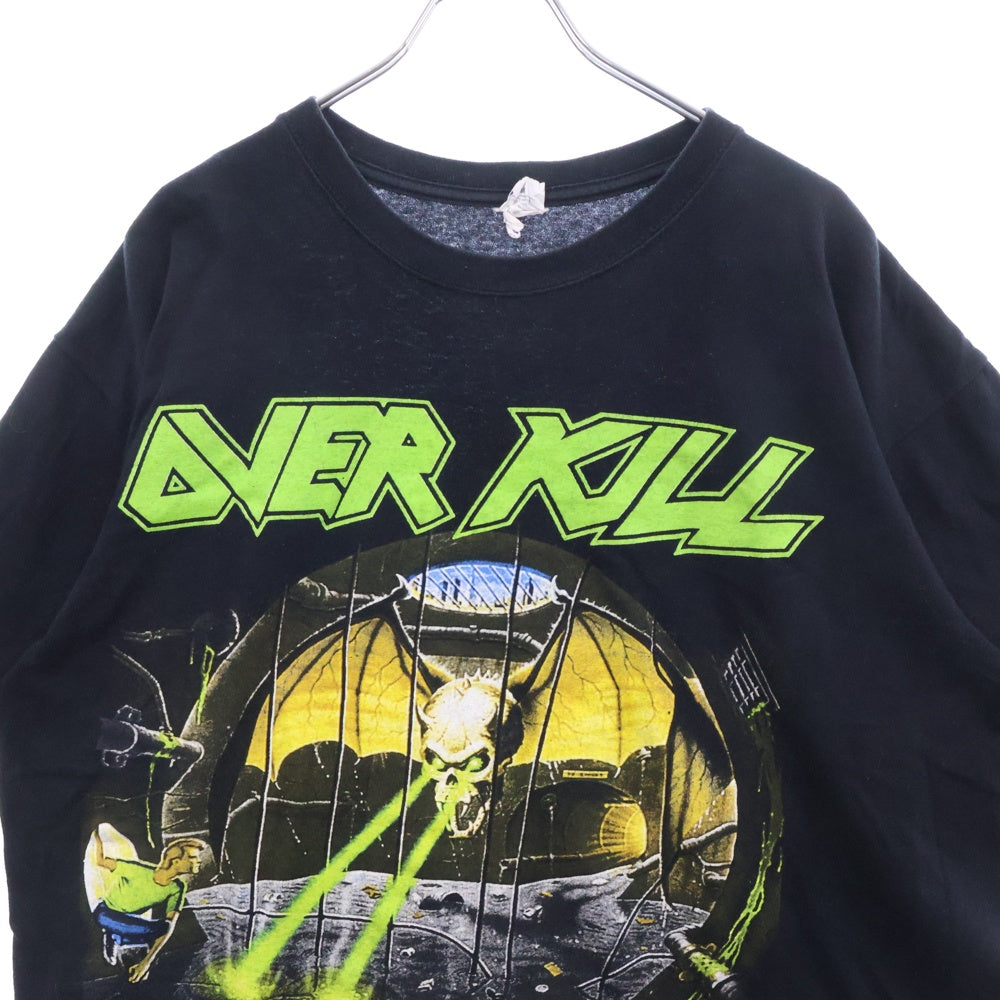 VINTAGE(ヴィンテージ) 00s OVER KILL UNDER THE INFLUENCE TEE オーバーキル フロントプリント Tシャツ 半袖カットソー ブラック