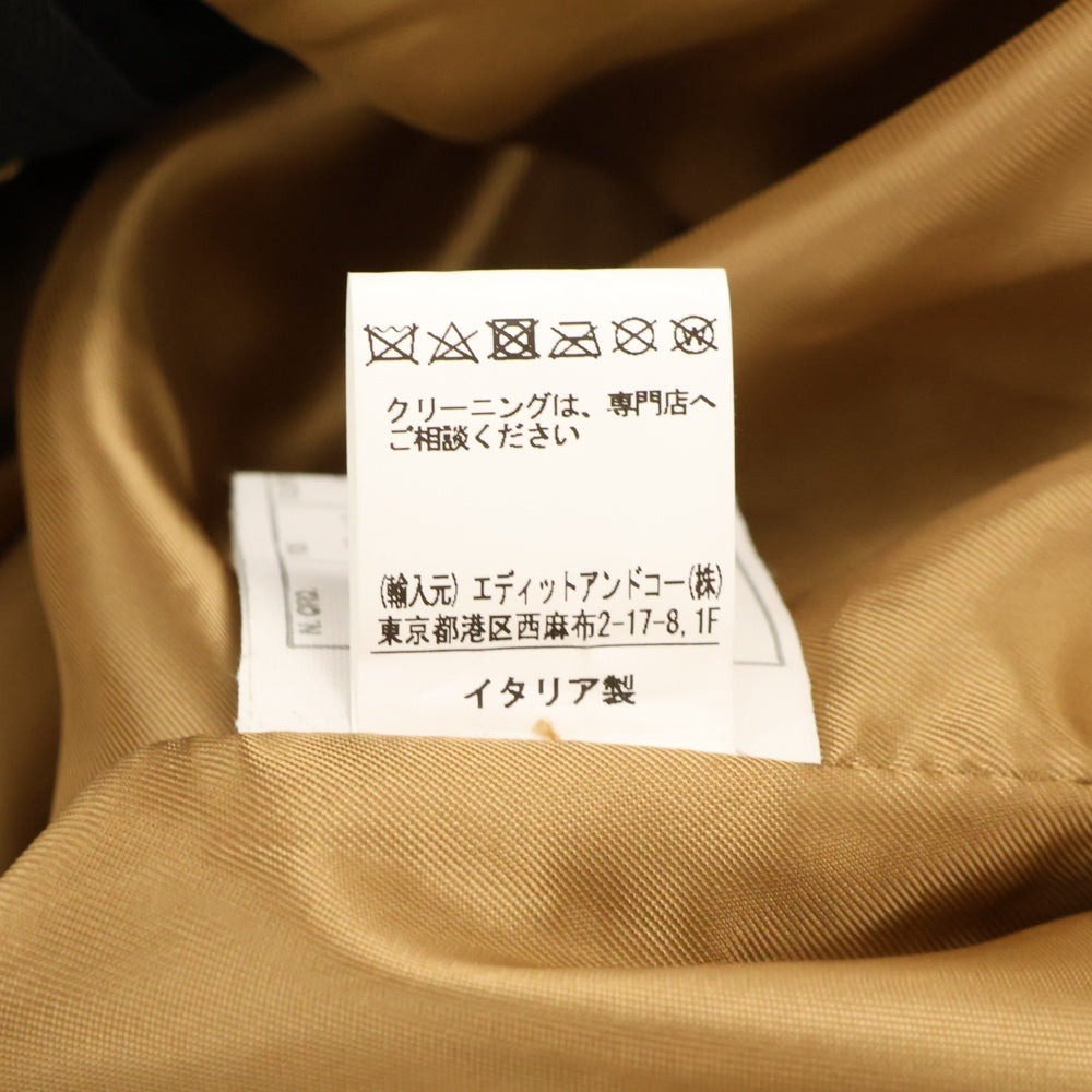 Cinquanta(チンクアンタ) GOAT LEATHER BEST ゴートレザー ジップアップ ベスト P-206 2011 999 ブラック