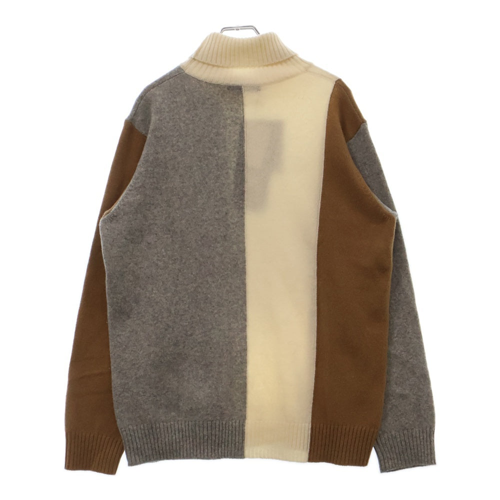 UNDERCOVER(アンダーカバー) 20AW UCZ4901 ブロックカラー タートルネック ニットセーター マルチ