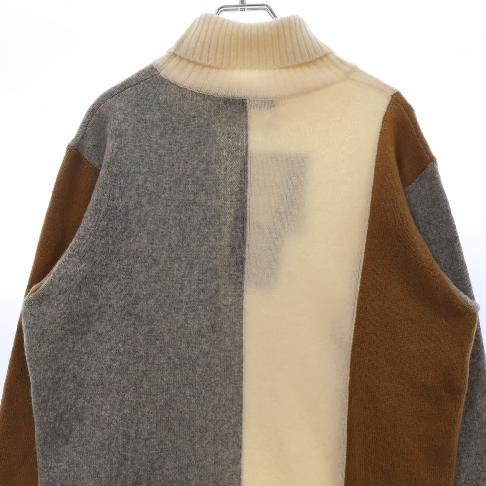 UNDERCOVER(アンダーカバー) 20AW UCZ4901 ブロックカラー タートルネック ニットセーター マルチ