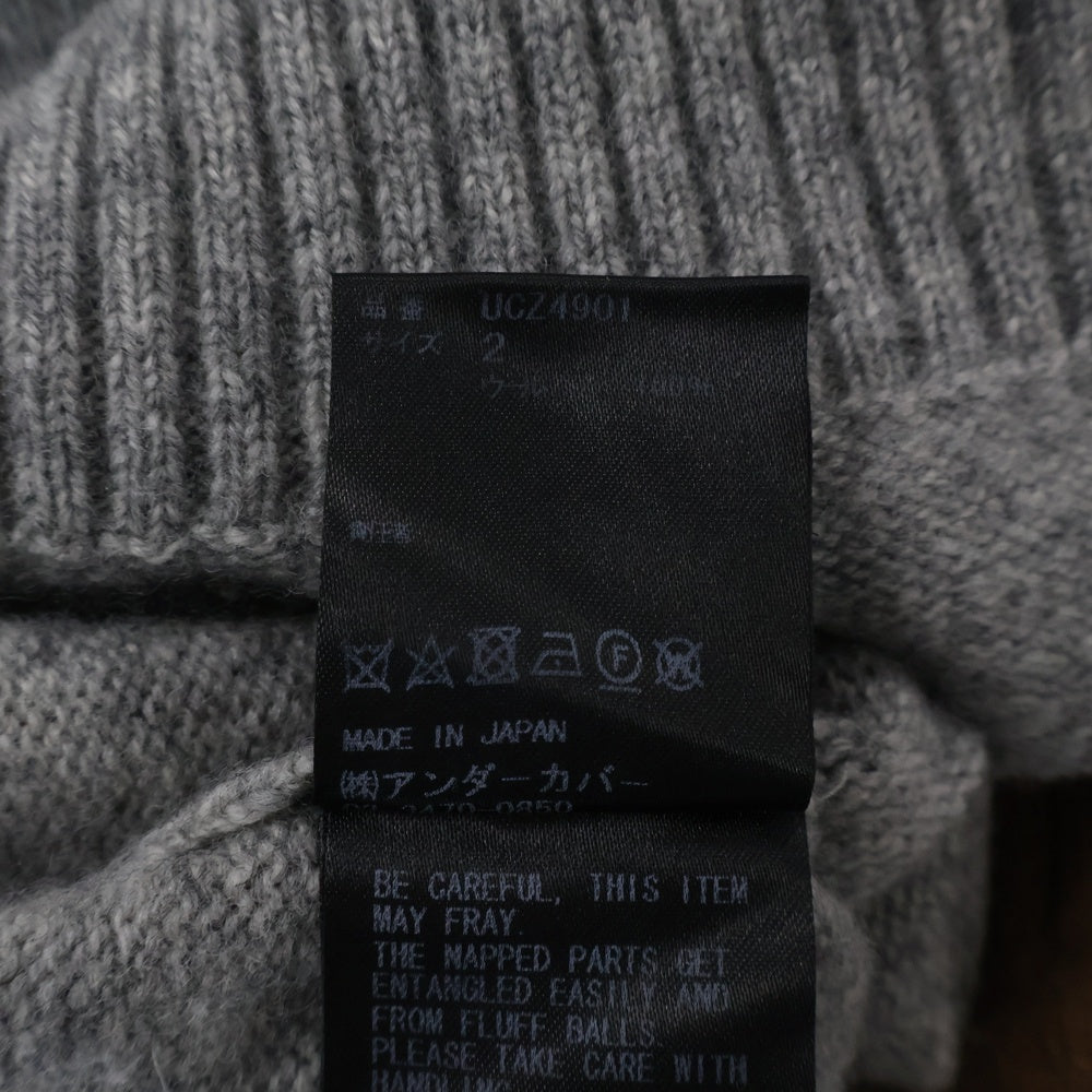 UNDERCOVER(アンダーカバー) 20AW UCZ4901 ブロックカラー タートルネック ニットセーター マルチ