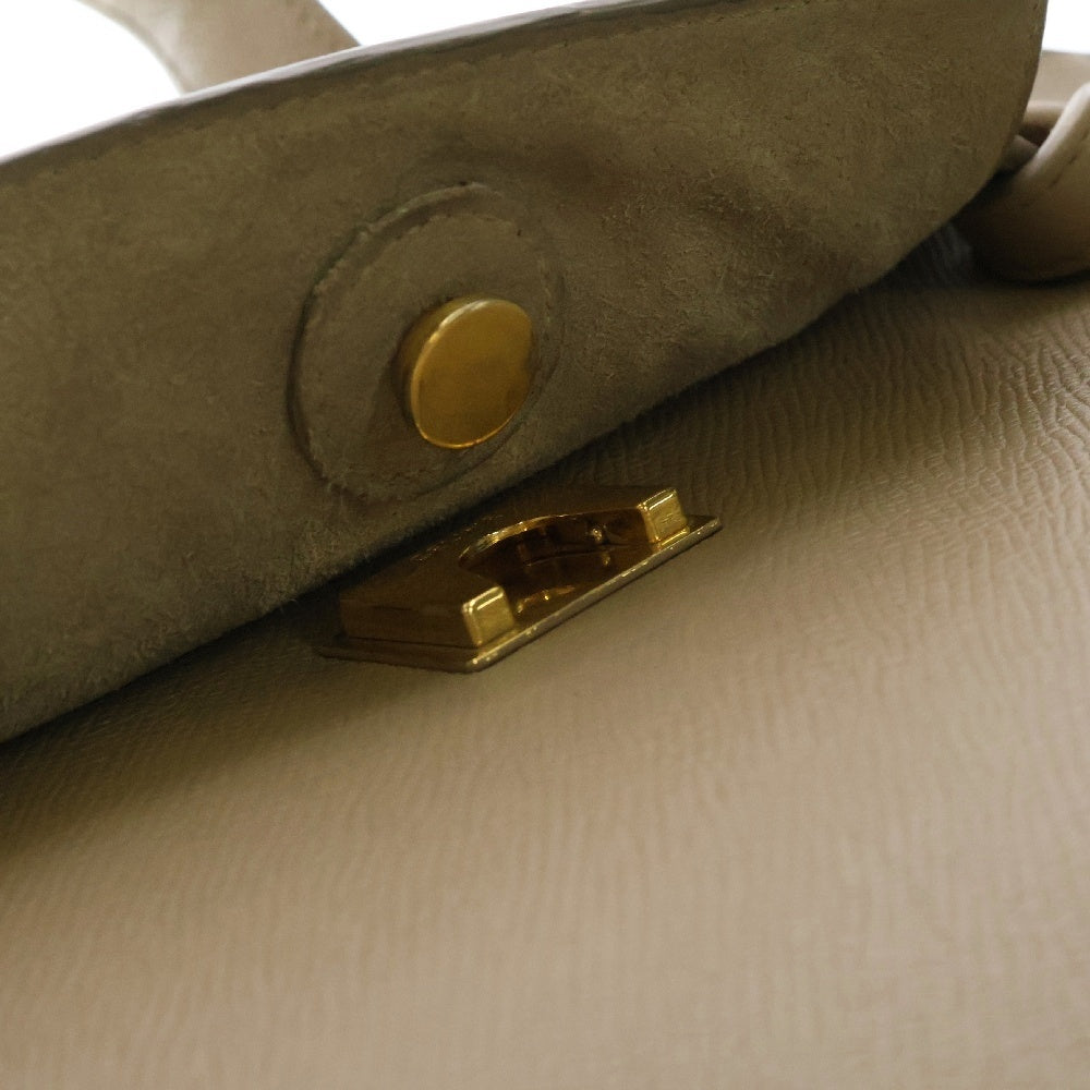 CELINE(セリーヌ) 2WAY グレインドカーフスキン ナノショルダーバッグ ハンドバッグ ベージュ