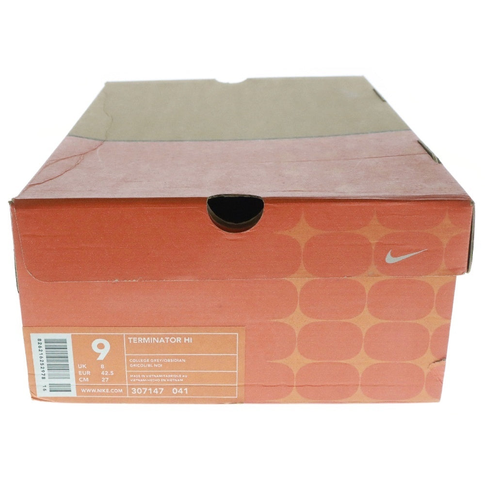 NIKE(ナイキ) 観賞用 2003年製 TERMINATOR HI ターミネーター ハイカットスニーカー 307147-041 ネイビー/グレー US9/27.0cm