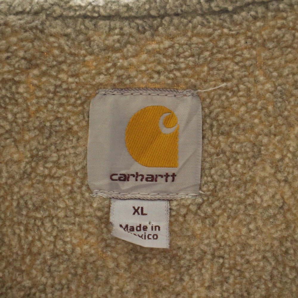 CARHARTT(カーハート) ARBOR VEST ジップアップ ボアライナー ベスト ジャケット クリーム