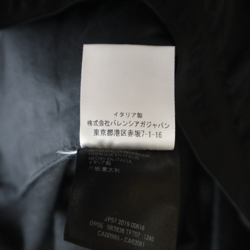 BALENCIAGA(バレンシアガ) 20AW Logo Waistband Checked Trousers ロゴプリント トラウザーズパンツ チェックパンツ グレー 583836 TFT07