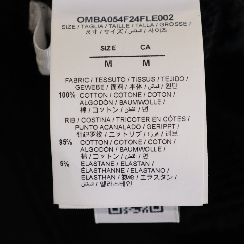 OFF-WHITE(オフホワイト) 3Dバックロゴ クルーネックスウェットシャツ トレーナー OMBA054F24FLE002 ブラック