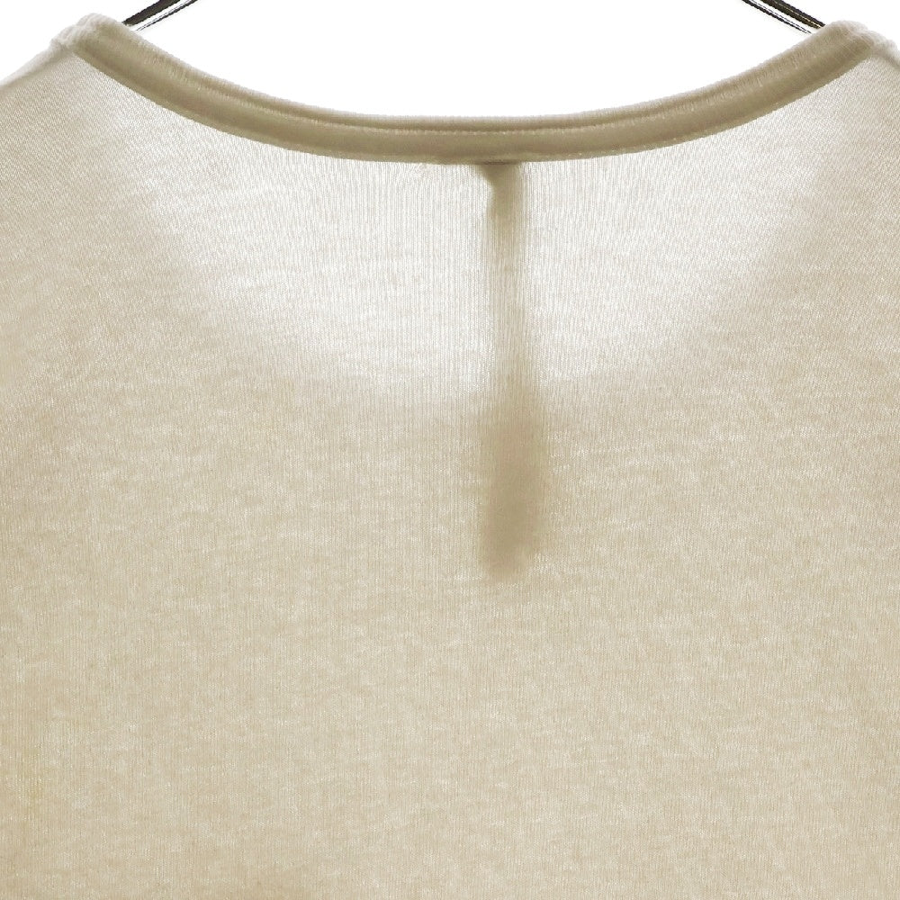 CHROME HEARTS(クロムハーツ) Y NOT L/S Tee ワイノット ロゴ刺繍 ロングスリーブTシャツ 長袖カットソー ホワイト