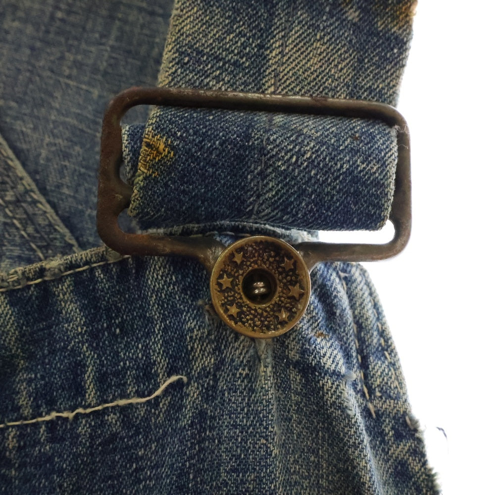VINTAGE(ヴィンテージ) 40s PENNEY'S PAYDAY ペニーズ ペイデイ デニム オーバーオール インディゴブルー