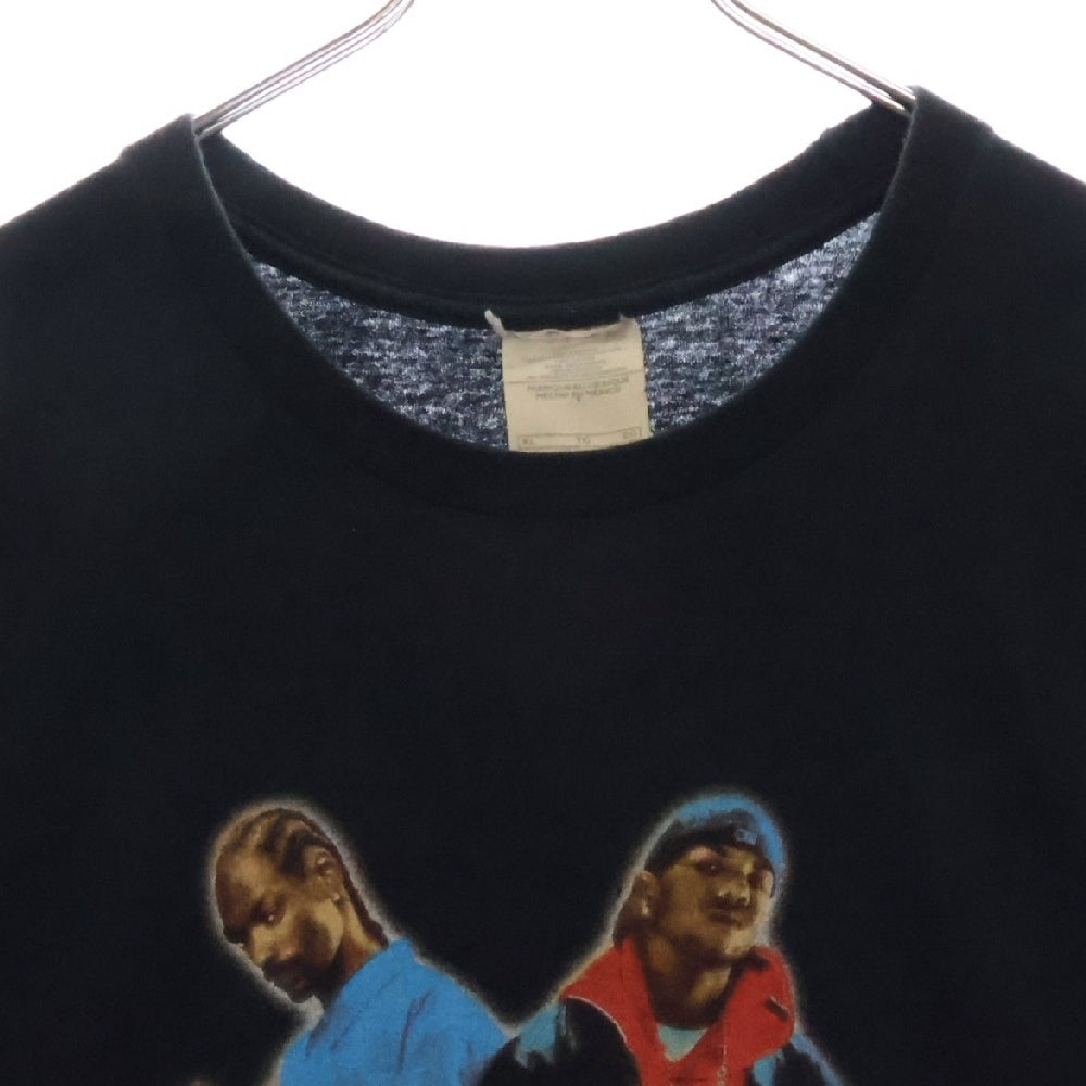 VINTAGE(ヴィンテージ) 00s SNOOP DOGG & THE GAME HOW THE WEST WAS ONE TOUR 2005 スヌープドッグ ザ・ゲーム ツアー両面プリント Tシャツ 半袖カットソー ブラック