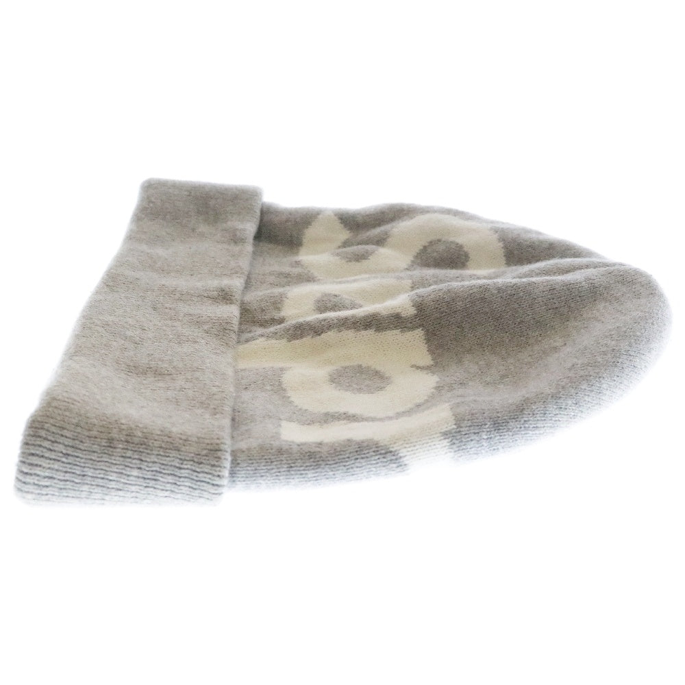 SUPREME(シュプリーム) Big Logo Beanie ビッグロゴ ビーニー ニット 帽子 グレー