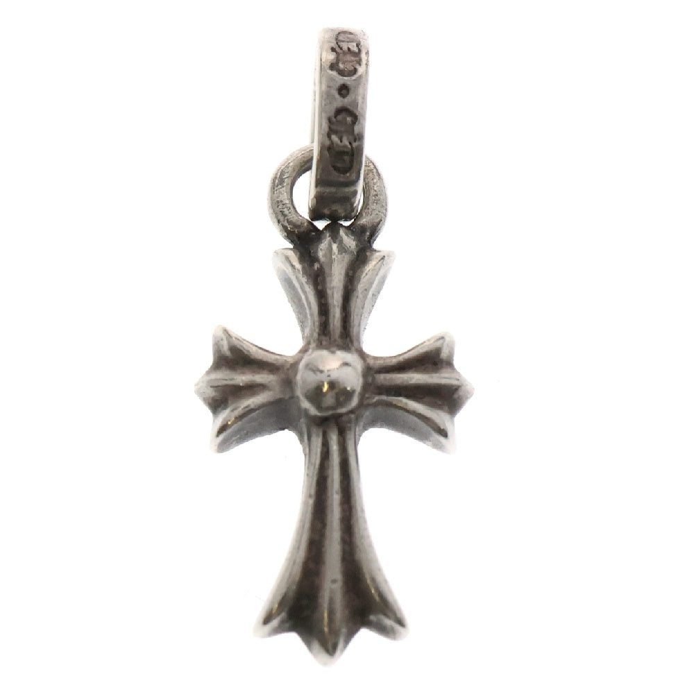 CHROME HEARTS(クロムハーツ) CRS BBYFAT P DMND ベイビーファットクロス PAVEダイヤ ペンダントトップ シルバー BCA234