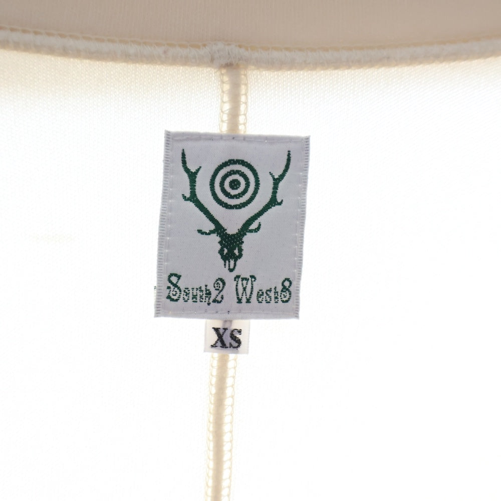 SOUTH2 WEST8(サウス2ウエスト8) TRAINER JACKET ロゴ刺繍 サイドライン トラックジャケット KP889 ホワイト