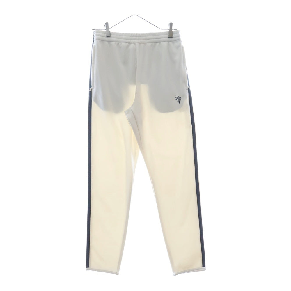 SOUTH2 WEST8(サウス2ウエスト8) Trainer Pant ロゴ刺繍 サイドライン トラックパンツ KP891 ホワイト
