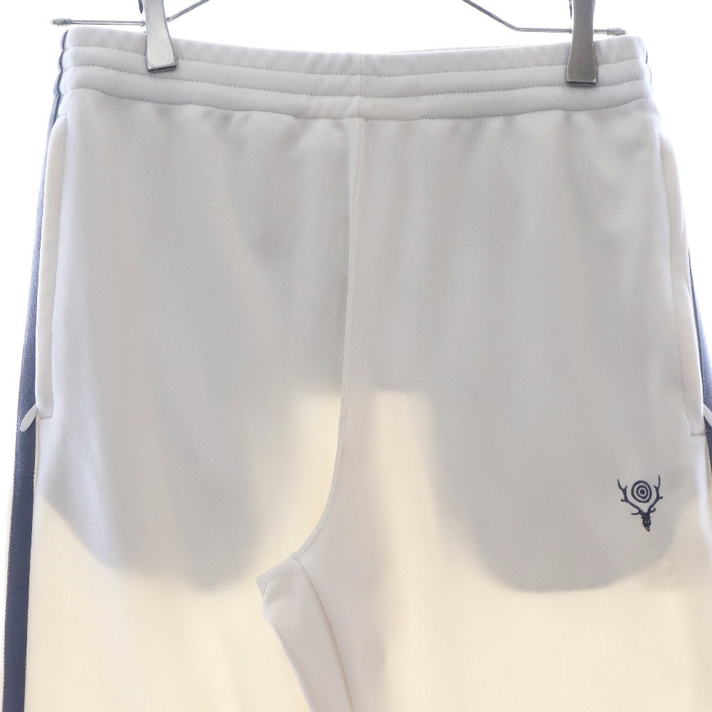 SOUTH2 WEST8(サウス2ウエスト8) Trainer Pant ロゴ刺繍 サイドライン トラックパンツ KP891 ホワイト