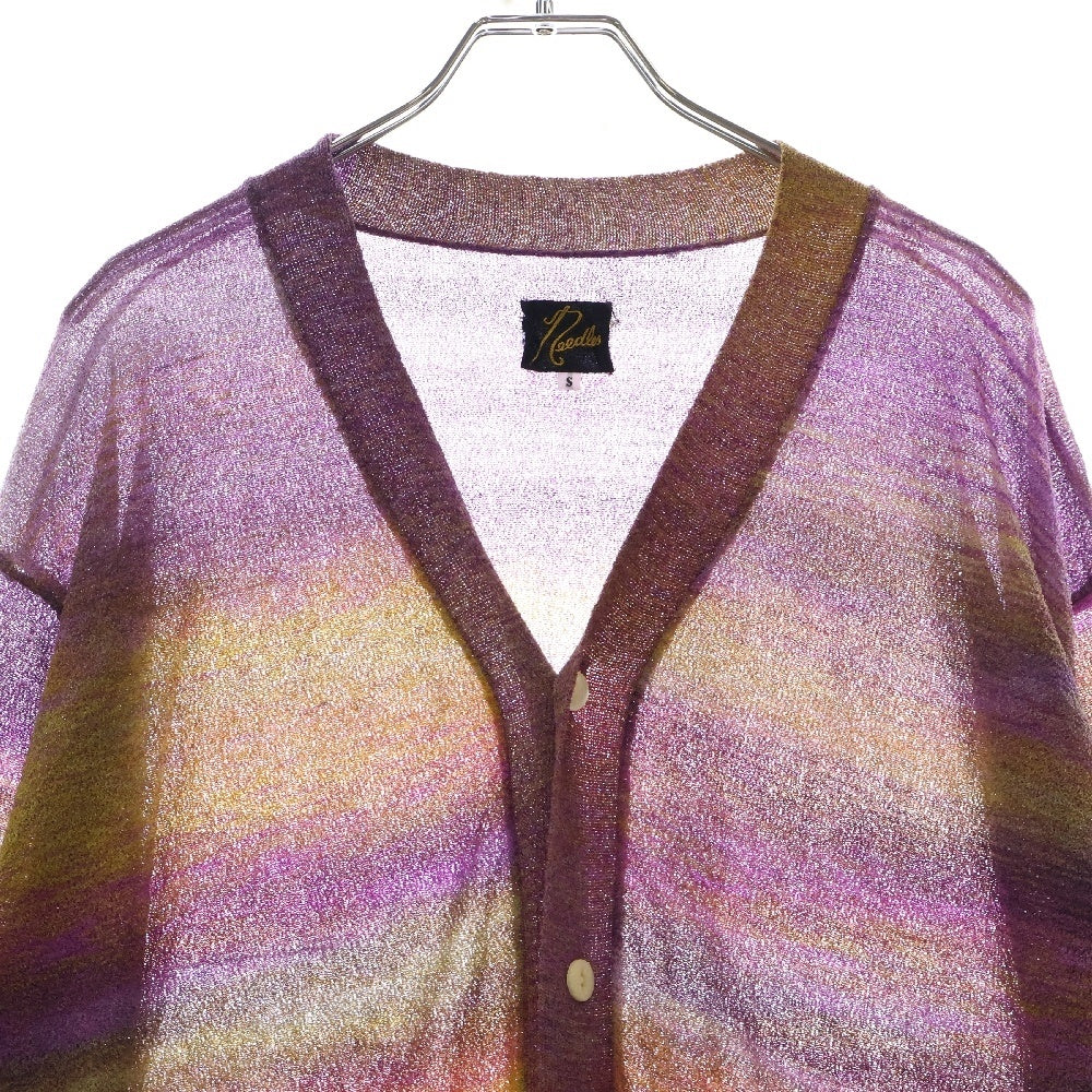 Needles(ニードルス) V Neck Cardigan タイダイ Vネックカーディガン CH256 パープル