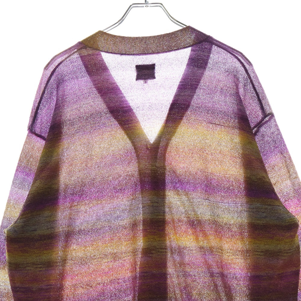 Needles(ニードルス) V Neck Cardigan タイダイ Vネックカーディガン CH256 パープル