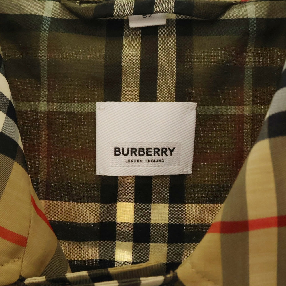 BURBERRY(バーバリー) ナイロン ノヴァチェック カーコートジャケット 8010644 ブラウン