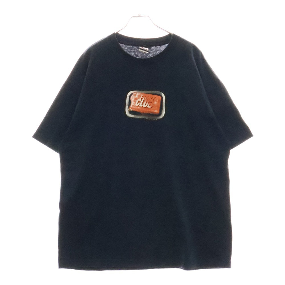 VINTAGE(ヴィンテージ) 00s FIGHT CLUB ファイトクラブ プリント Tシャツ 半袖カットソー ネイビー