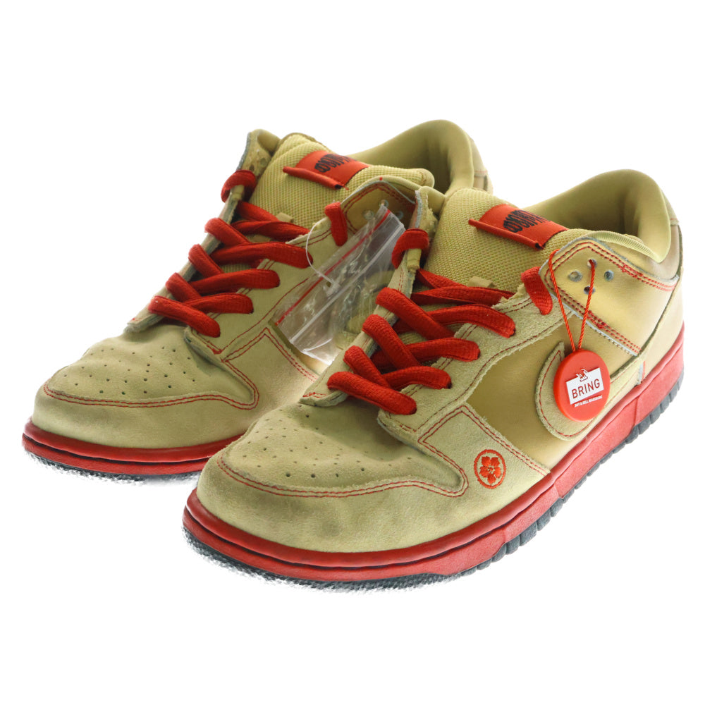 NIKE SB(ナイキエスビー) DUNK LOW MONEY CAT ダンクロー マネー キャット ローカットスニーカー 304292-771 ゴールド