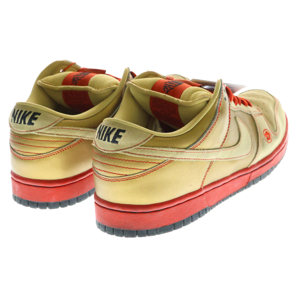 NIKE SB(ナイキエスビー) DUNK LOW MONEY CAT ダンクロー マネー キャット ローカットスニーカー 304292-771 ゴールド