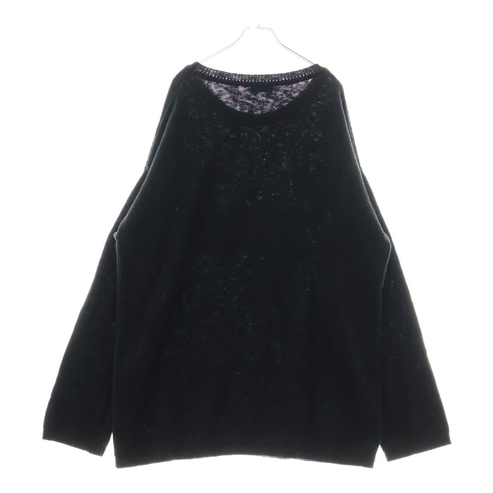 RAF SIMONS(ラフシモンズ) 21SS ARCHIVE REDUX アーカイブオーバーサイズパッチワークニットセーター 918093 ブラック