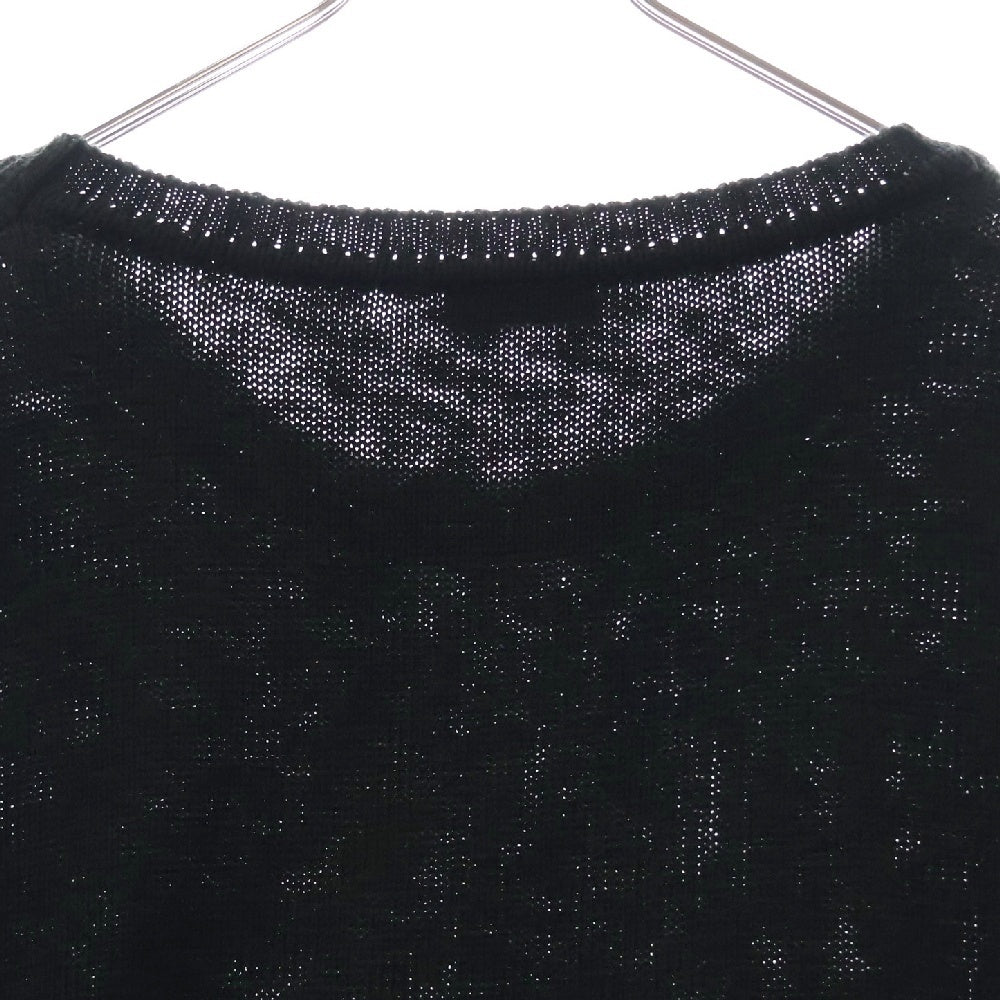 RAF SIMONS(ラフシモンズ) 21SS ARCHIVE REDUX アーカイブオーバーサイズパッチワークニットセーター 918093 ブラック