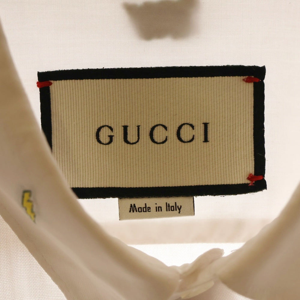 GUCCI(グッチ) 20SS シンボルズオックスフォードデューク 長袖シャツ 501897 Z364F ホワイト